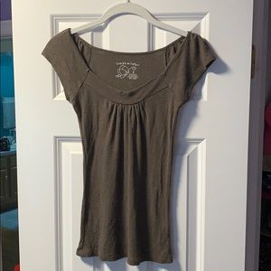 Olive Green Fitted Top